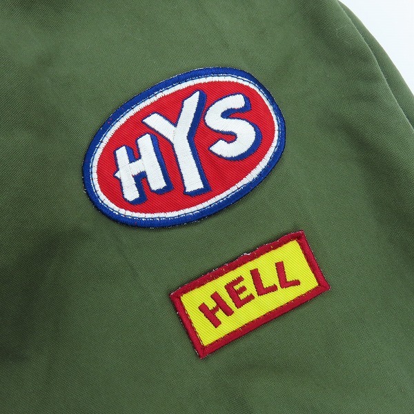 実際に弊社で買取させて頂いたHYSTERIC GLAMOUR/ヒステリックグラマー ジャケット ワッペン付き ロゴ刺繍 02231AB04/Mの画像 7枚目