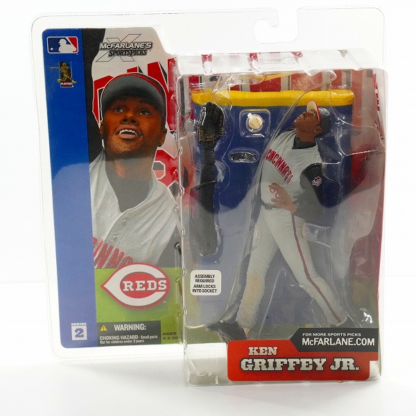 実際に弊社で買取させて頂いた【未開封】McFARLANE TOYS/マクファーレントイズ シンシナティ・レッズ #30 KEN GRIFFEY JR. ケン・グリフィー・ジュニア