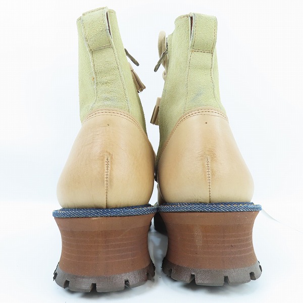 実際に弊社で買取させて頂いたglamb/グラム Quilt tassel boots/キルトタッセルブーツ スエード GB0320-AC02/2の画像 1枚目