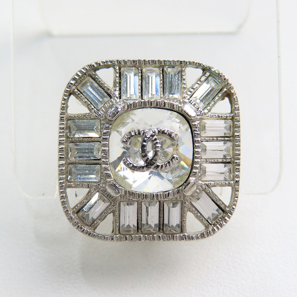 実際に弊社で買取させて頂いたCHANEL/シャネル ビジュー クリスタル ココマーク イヤリング 09P 片耳の画像 1枚目