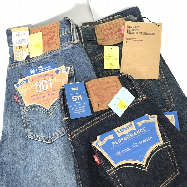 実際に弊社で買取させて頂いた【おまとめ/未使用】LEVIS/リーバイス 503/505/516/511/501 デニムパンツの画像 2枚目