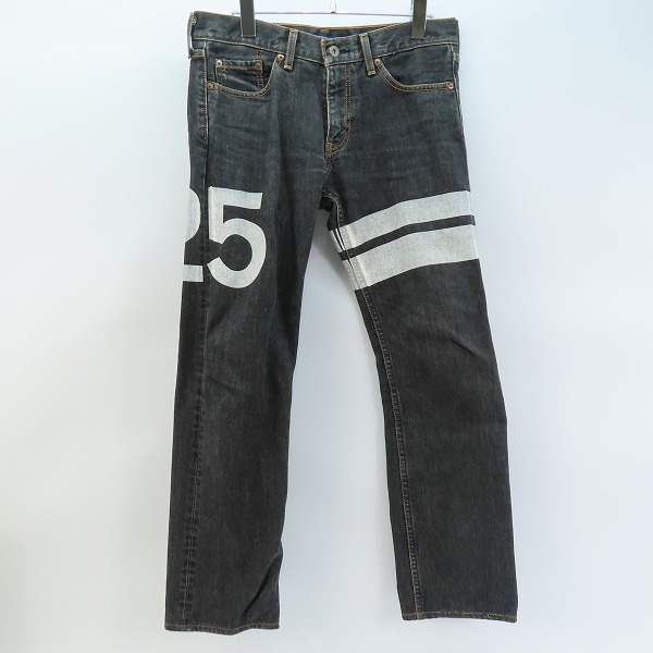 実際に弊社で買取させて頂いたJUNYA WATANABE COMME des GARCONS MAN/ジュンヤワタナベコムデギャルソンマン ペイント デニムパンツ WI-P002/AD2002/S