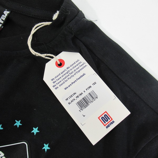実際に弊社で買取させて頂いたF.C.Real Bristo/レアルブリストル F.C.R.B.  BLACK_MEYBA×FCRB TEE 半袖Tシャツ MF1S21AW/Lの画像 8枚目