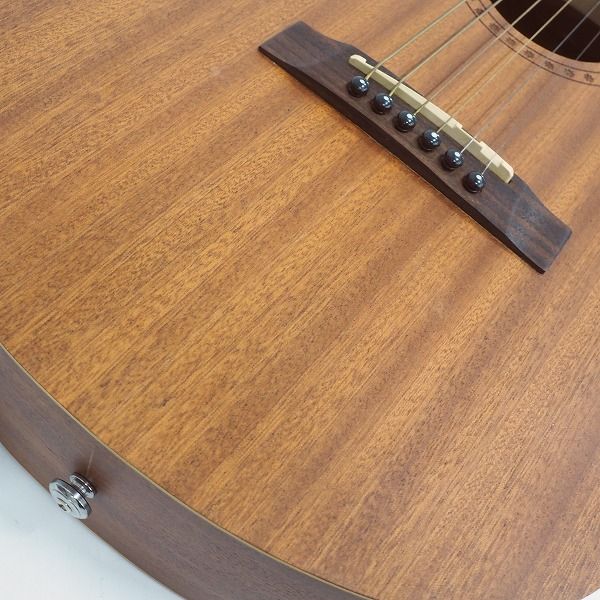 実際に弊社で買取させて頂いた★Aria/アリア ASA-18 N ミニアコースティックギター/アコギ ソフトケース付の画像 6枚目