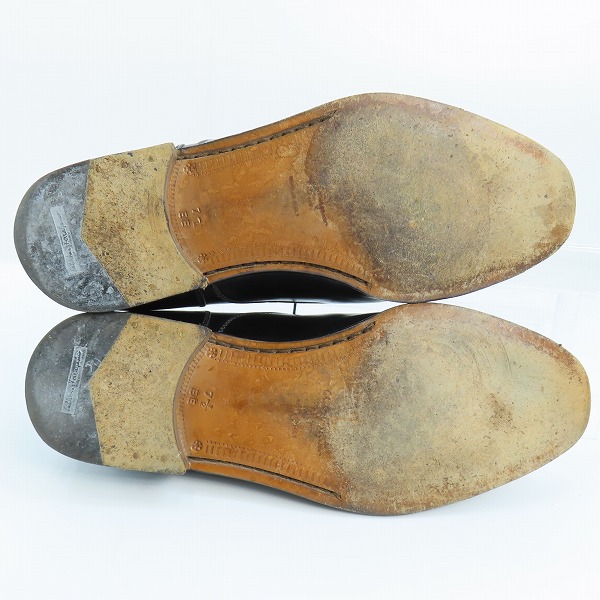 実際に弊社で買取させて頂いたSalvatore Ferragamo/サルバトーレフェラガモ レザー ビジネスシューズ/ドレスシューズ 7757 322U/7.5EEの画像 2枚目