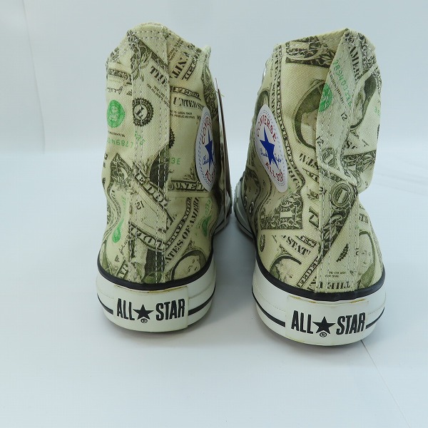 実際に弊社で買取させて頂いたCONVERSE/コンバース ALL STAR/オールスター DOLLAR ハイカットスニーカー/8の画像 1枚目
