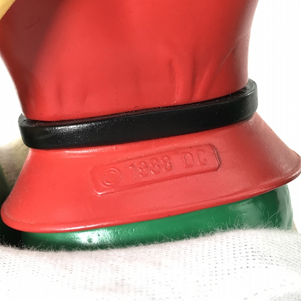 実際に弊社で買取させて頂いたHamilton/ハミルトン DCコミック バットマン ロビン 1989年 ヴィンテージ ソフビ/フィギュア/人形の画像 4枚目