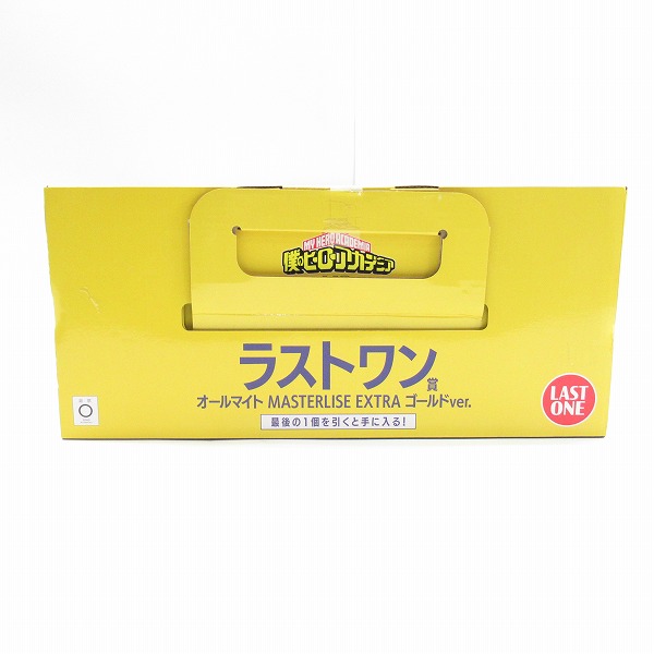 実際に弊社で買取させて頂いた(2)【未開封】一番くじ 僕のヒーローアカデミア VS ラストワン賞 オールマイト MASTERLISE EXTRA ゴールドver. フィギュアの画像 3枚目