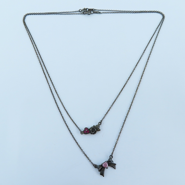 実際に弊社で買取させて頂いた【ギャラ付き】KONRON/コンロン MELANIE/メラニー 2連ネックレスの画像 7枚目