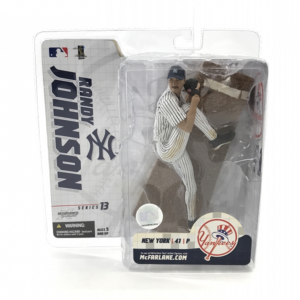 実際に弊社で買取させて頂いた【未開封】McFARLANE TOYS/マクファーレントイズ ニューヨーク・ヤンキース #41 RANDY JOHNSON フィギュア