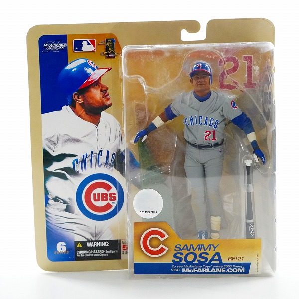 実際に弊社で買取させて頂いた【未開封】McFARLANE TOYS/マクファーレントイズ シカゴ カブス #21 SAMMY SOSA サミー・ソーサ フィギュア