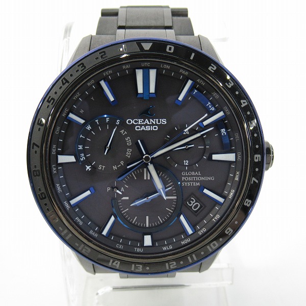 実際に弊社で買取させて頂いたCASIO/カシオ OCEANUS/オシアナス GPS電波ソーラー 腕時計/ウォッチ OCW-G1200B-1AJFの画像 1枚目
