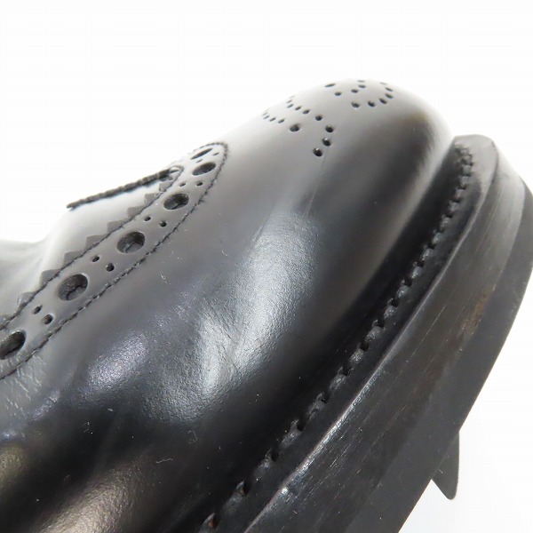 実際に弊社で買取させて頂いたPRADA/プラダ 13AW ウィングチップシューズ シャークソール/8.5の画像 7枚目