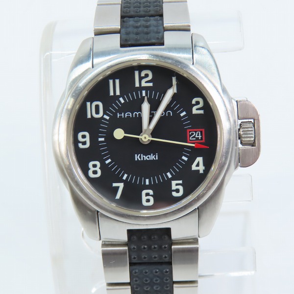 実際に弊社で買取させて頂いたHAMILTON/ハミルトン Khaki/カーキ  クォーツ ウォッチ 腕時計 6301【動作未確認】