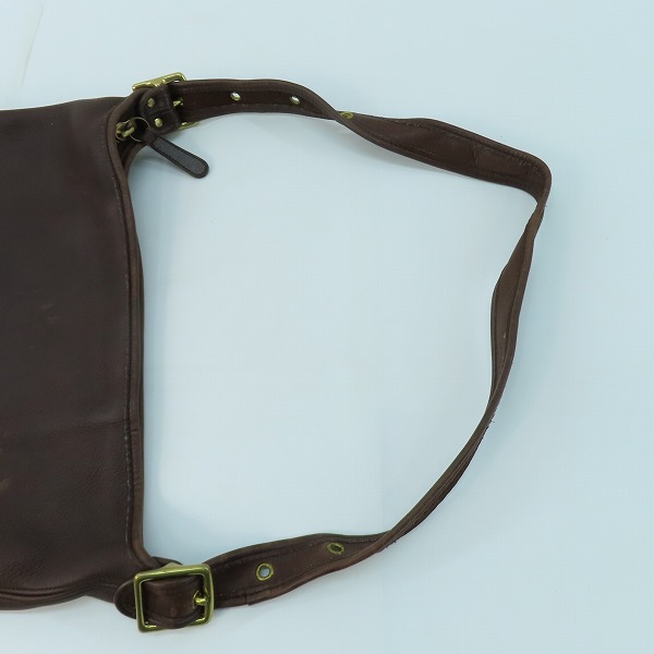 実際に弊社で買取させて頂いたCOACH/コーチ オールドコーチ レザーショルダーバッグ 9085の画像 5枚目