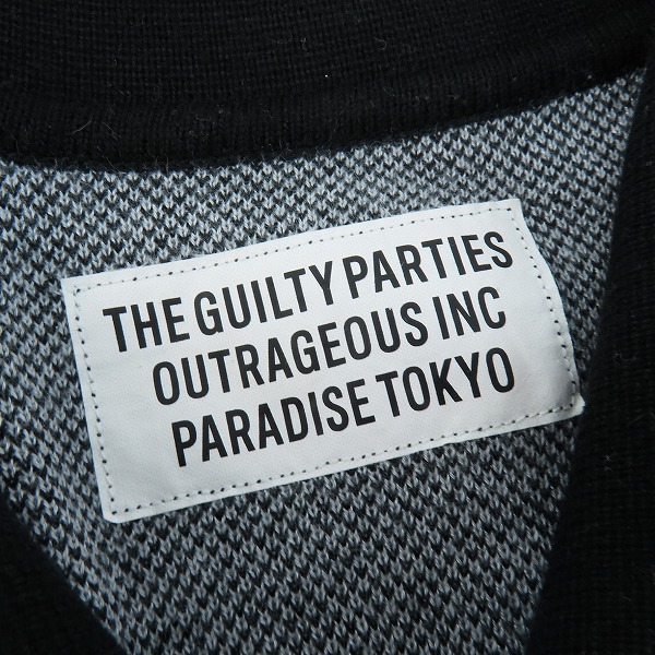 実際に弊社で買取させて頂いたWACKO MARIA/ワコマリア PYTHON KNIT POLO SHIRT/パイソンニットポロシャツ XLの画像 2枚目