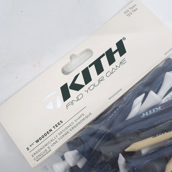 実際に弊社で買取させて頂いた【未開封】Kith×TaylorMade/キス×テーラーメイド WOODEN TEES ゴルフ ティー 150個の画像 3枚目