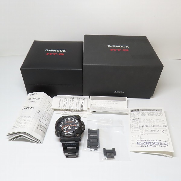 実際に弊社で買取させて頂いたG-SHOCK/Gショック FROGMAN/フロッグマン Bluetooth ソーラー電波時計 GWF-A1000XC-1AJFの画像 9枚目