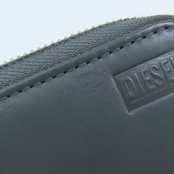 実際に弊社で買取させて頂いたDIESEL/ディーゼル 長財布 ラウンドファスナー X09670 PR227 の画像 7枚目