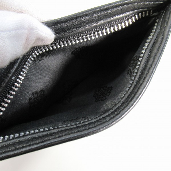実際に弊社で買取させて頂いたCHROME HEARTS/クロムハーツ ダガージップ/スクロールラベル チェンジパース/コインケース/小銭入れの画像 5枚目