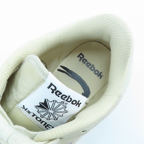 実際に弊社で買取させて頂いたSixTONES × Reebok/ストーンズ×リーボック Club C 85 Vintage/クラブC 85 ヴィンテージ RB00018 BG/27.5の画像 4枚目