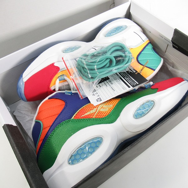 実際に弊社で買取させて頂いたReebok/リーボック QUESTION MID/クエスチョン ミッド スニーカー/シューズ GZ6151/27.5の画像 7枚目