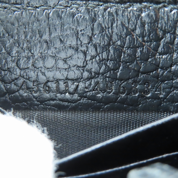 実際に弊社で買取させて頂いたGUCCI/グッチ GGマーモント ラウンドジップ 長財布/ロングウォレットの画像 6枚目
