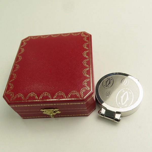 実際に弊社で買取させて頂いたCartier/カルティエ QZ  ハッピースデー トラベルクロック 時計 W0100073【動作未確認】の画像 7枚目