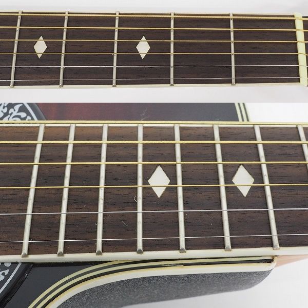 実際に弊社で買取させて頂いた★K.GARAGE/Kガレージ  EA-400 BRB エレアコ/アコースティックギター/アコギ ソフトケース付の画像 3枚目