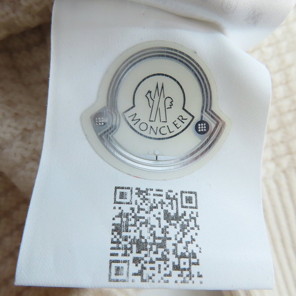 実際に弊社で買取させて頂いた【JPタグ】MONCLER/モンクレール MAGLIONE TRICOT CARDIGAN 羊毛 カーディガン E20919423400 XLの画像 5枚目
