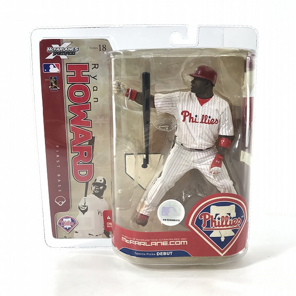 実際に弊社で買取させて頂いた【未開封】McFARLANE TOYS/マクファーレントイズ Phillies #6 Ryan HOWARD フィギュア