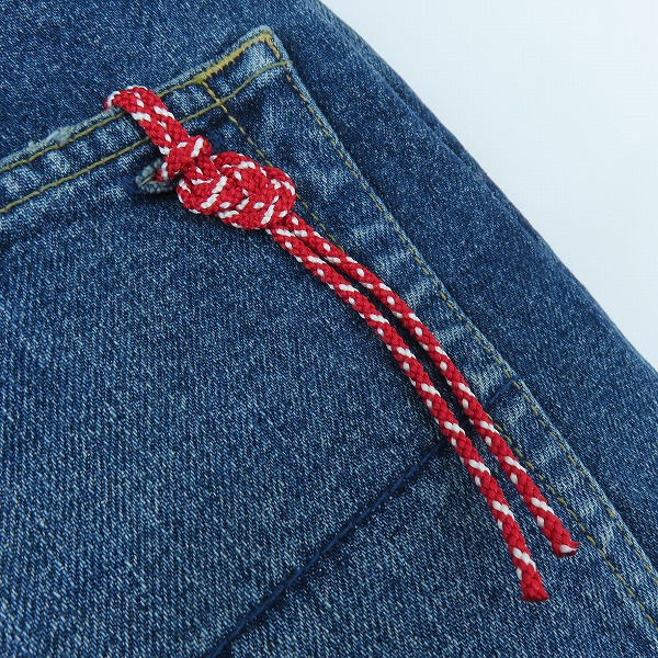 実際に弊社で買取させて頂いた【未使用】BEAMS/ビームス モンスター 5ポケット デニムパンツ/ワイドデニムパンツ 11-21-0794-791/Mの画像 6枚目