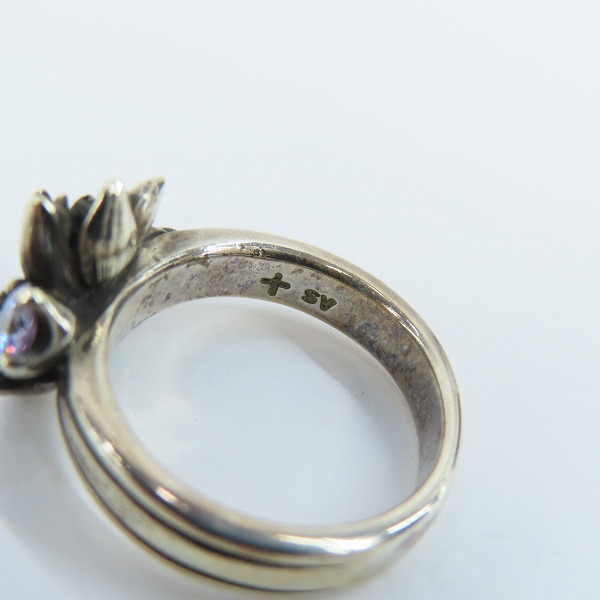 実際に弊社で買取させて頂いた【ギャラ付】KONRON/コンロン シルバー シェアハピネスリング #11/11号の画像 6枚目