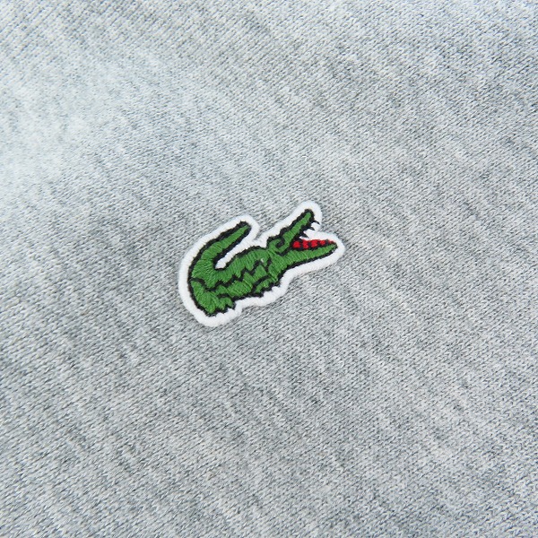 実際に弊社で買取させて頂いたLACOSTE/ラコステ 無撚糸 プレミアム スウェット シャツ トレーナー SH109EL/Lの画像 6枚目