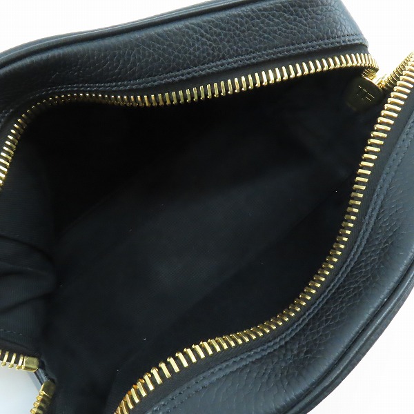 実際に弊社で買取させて頂いたTOM FORD/トムフォード レザー クラッチバッグの画像 3枚目