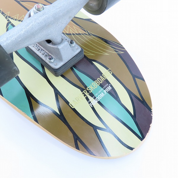 実際に弊社で買取させて頂いたCARVER×TAYLOR KNOX/カーバー×テイラーノックス サーフスケート コンプリート スケートボードの画像 4枚目