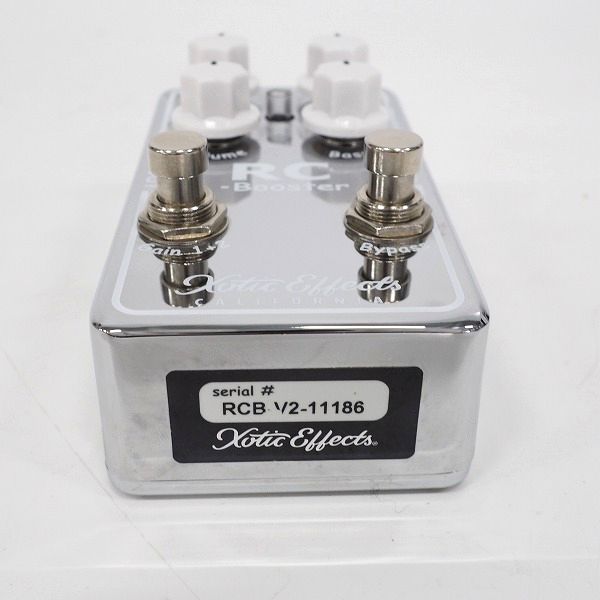 実際に弊社で買取させて頂いたXotic/エキゾチック RC Booster ブースター エフェクター【動作確認済】 の画像 2枚目