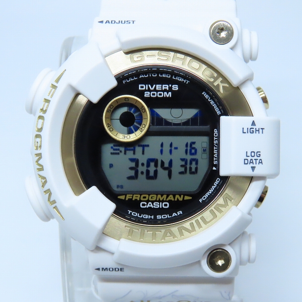 実際に弊社で買取させて頂いた【保証期間内】G-SHOCK/Gショック FROGMAN/フロッグマン ICERC Japan/30周年記念 MASTER OF G SEA/タフソーラー GW-8201K-7JRの画像 1枚目