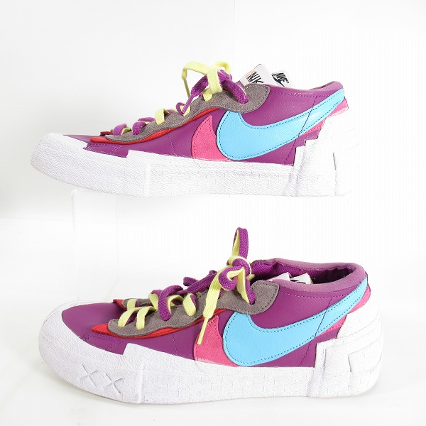 実際に弊社で買取させて頂いたNIKE×KAWS×SACAI/ナイキ×カウズ×サカイ BLAZER LOW/ブレーザーロー パープルダスク DM7901-500/27の画像 3枚目