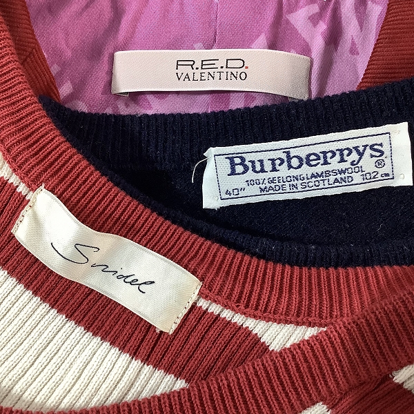 実際に弊社で買取させて頂いた【おまとめ】バレンティノ/バーバリー/スナイデル 等 ジャケット/セーター/ワンピース 他 レディースの画像 1枚目