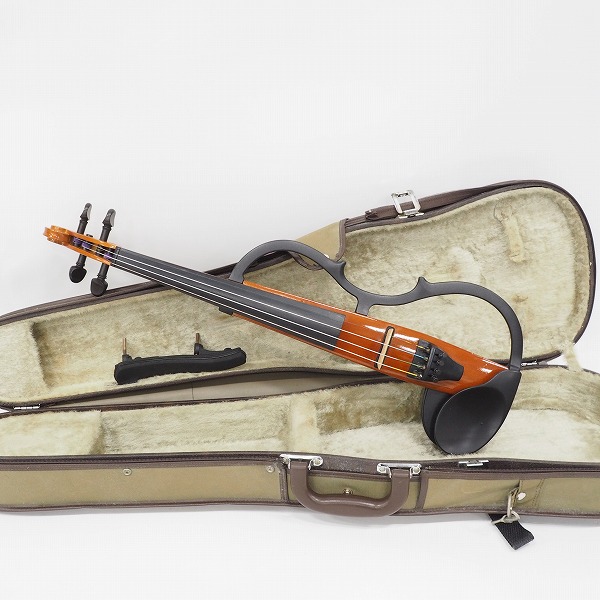 実際に弊社で買取させて頂いた★YAMAHA/ヤマハ SV-100 サイレントバイオリン 4/4サイズ ハードケース付き