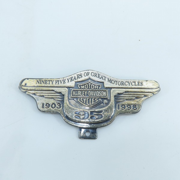 実際に弊社で買取させて頂いたZIPPO/ジッポー HARLEY DAVIDSON/ハーレーダビッドソン 95th Anniversary/95周年シリアル入り イーグル 1997年製の画像 7枚目