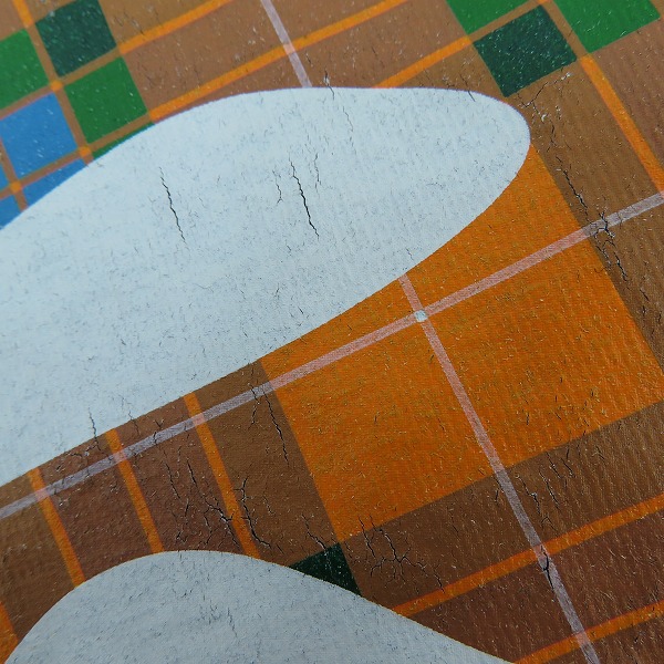 実際に弊社で買取させて頂いたA BATHING APE/アベイシングエイプ タータンチェック 猿顔プリント Tシャツ/Ｍの画像 5枚目