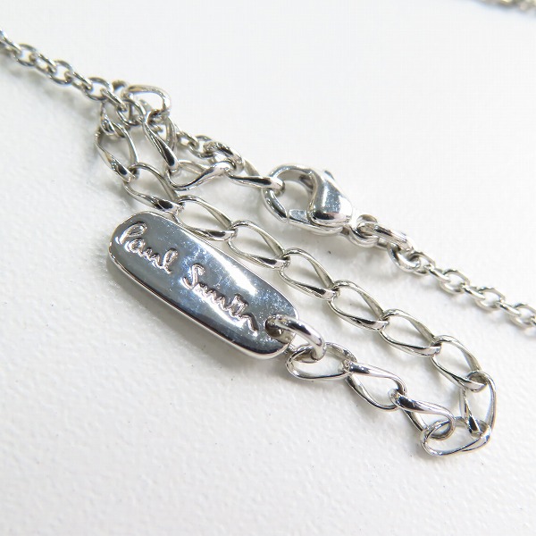 実際に弊社で買取させて頂いたPaul Smith/ポールスミス ロゴ入り 縦長ネックレスの画像 6枚目