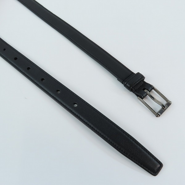 実際に弊社で買取させて頂いたSAINT LAURENT/サンローラン レザーベルト BLK/GRZ479388の画像 3枚目