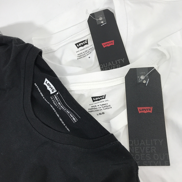 実際に弊社で買取させて頂いた【おまとめ/未使用含む】LEVI'S/リーバイス ロゴプリントカットソーの画像 2枚目
