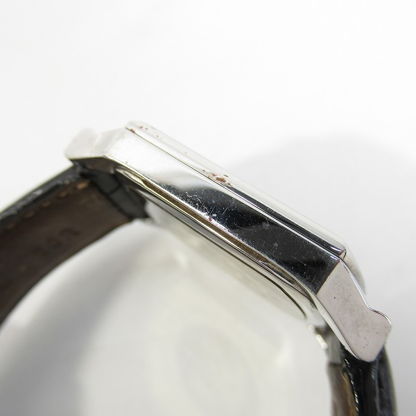 実際に弊社で買取させて頂いたHAMILTON/ハミルトン スモセコ ブラック文字盤 スクエア 腕時計 061132【動作未確認】の画像 4枚目