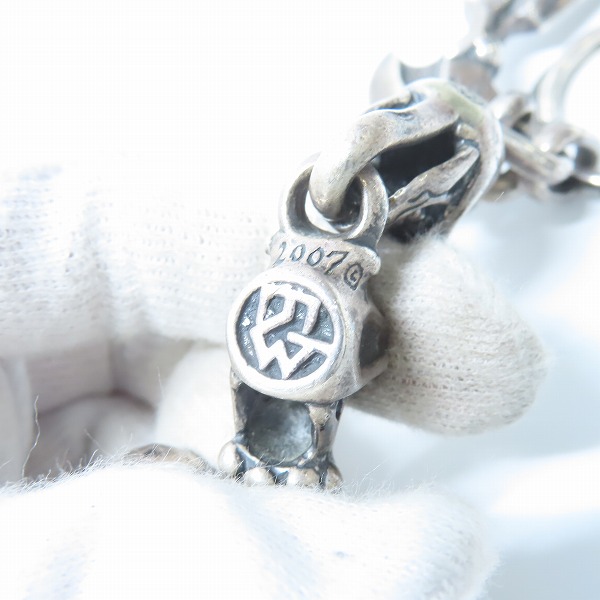 実際に弊社で買取させて頂いたTRAVIS WALKER/トラヴィスワーカー スカルダガー キーフックの画像 3枚目