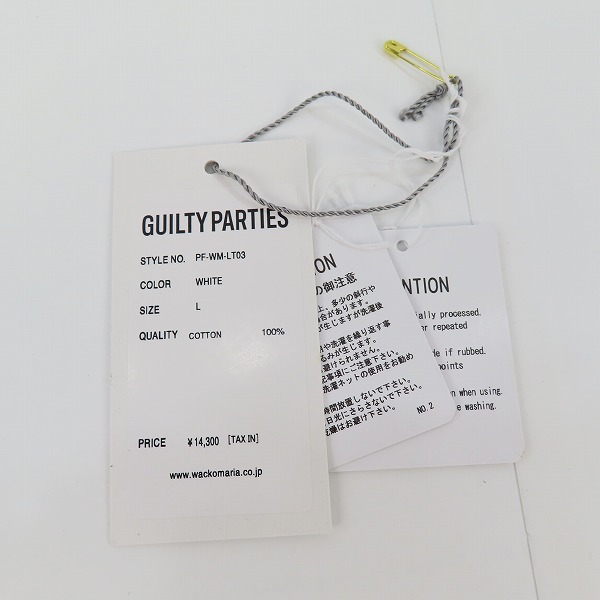 実際に弊社で買取させて頂いたWACKO MARIA/ワコマリア PULP FICTION CREW NECK LONG SLEEVE T-SHIRT (TYPE-3) ロングTシャツ PF-WM-LT03/Lの画像 7枚目