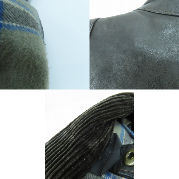 実際に弊社で買取させて頂いたBelstaff/ベルスタッフ 牛革 レザー PANTHER/パンサー ライダースジャケット/XLの画像 8枚目
